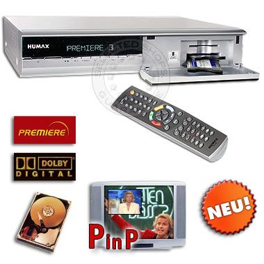 HUMAX PDR-9700 MIT 80GB FESTPLATTE PREMIERE