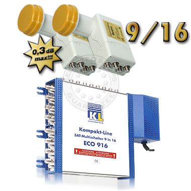 MULTISCHALTERSET BECO 916 GOLD 16-TEILNEHMER